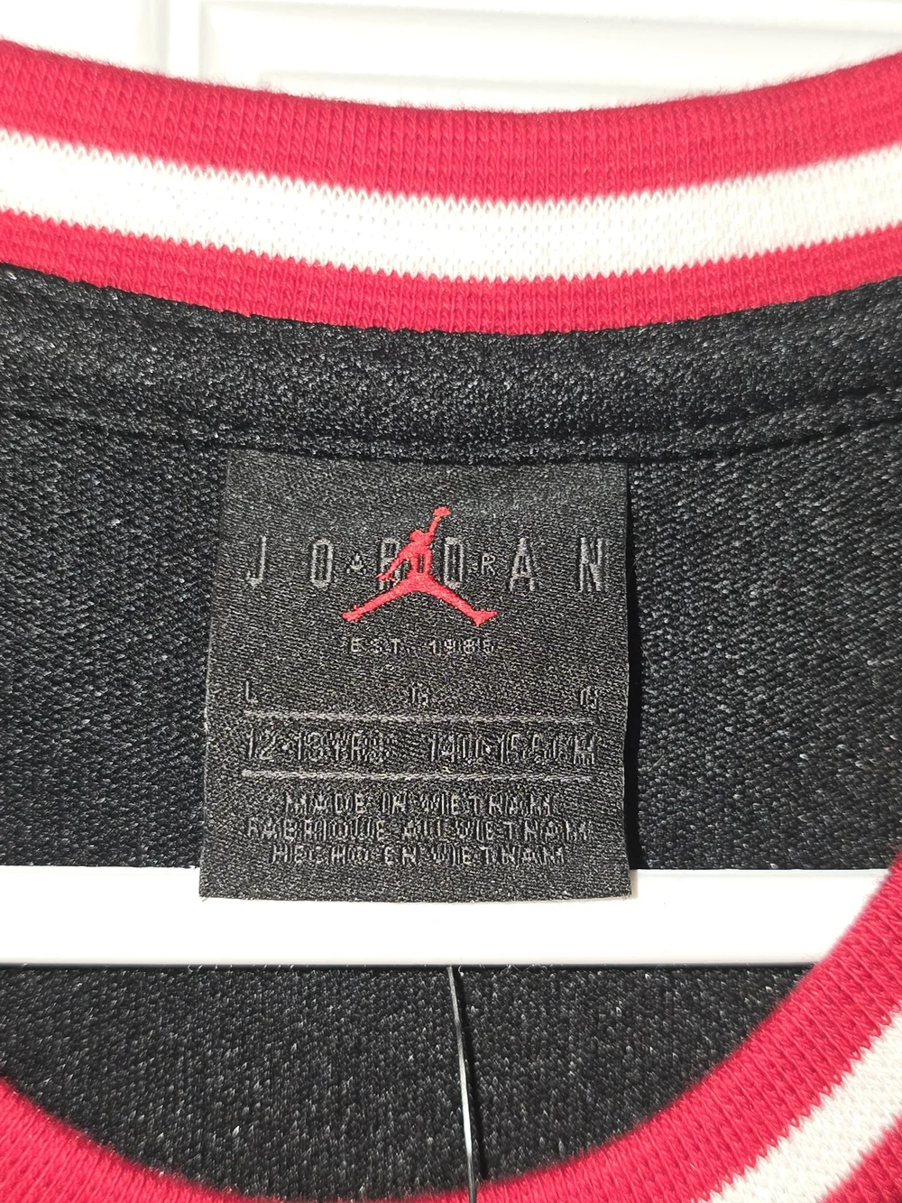 Jordan Black and Red 23 Sleeveless Kids Dress